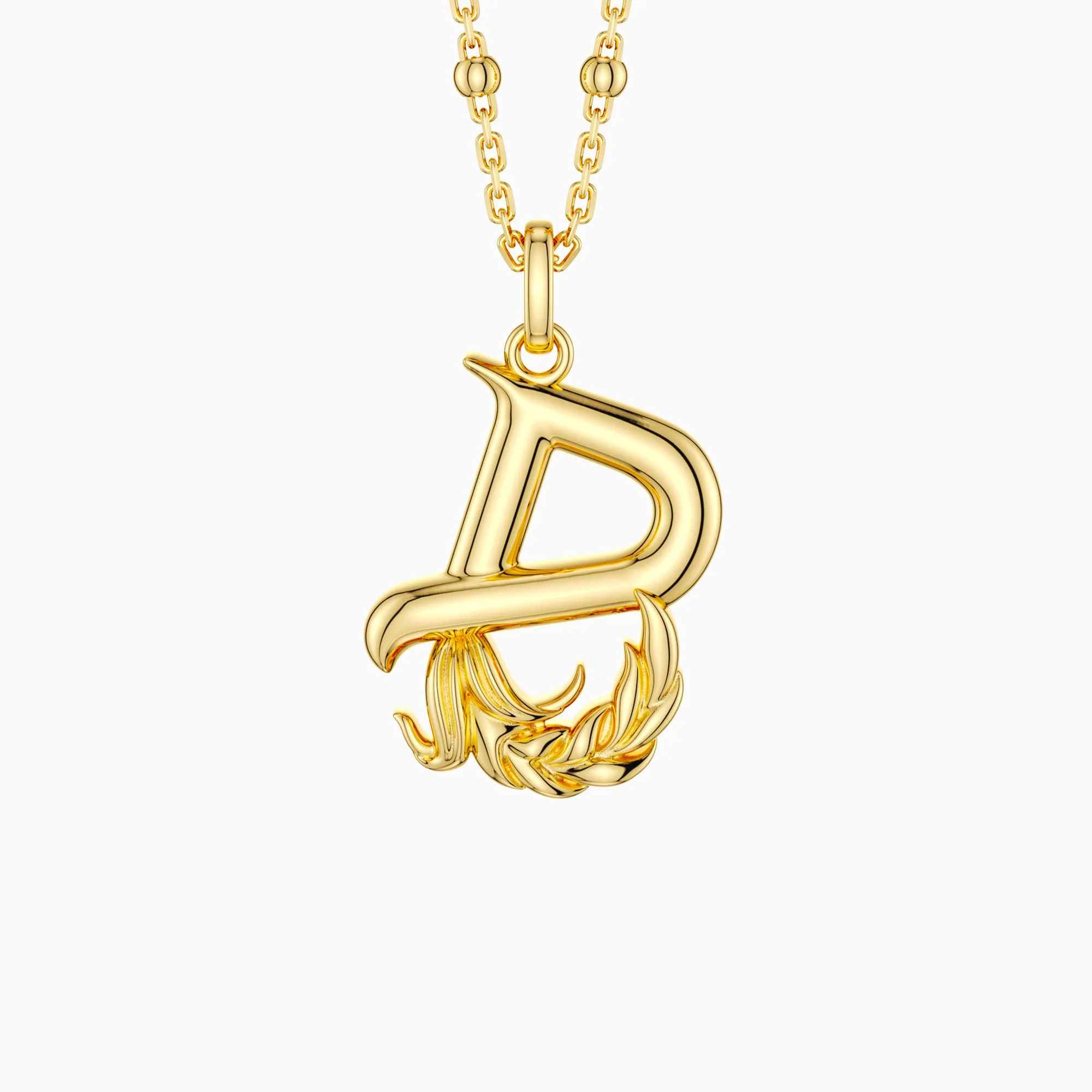 Blossom Letter A-Z Pendant Necklace sold by Vanimy Jewelry product image thumbnail 5