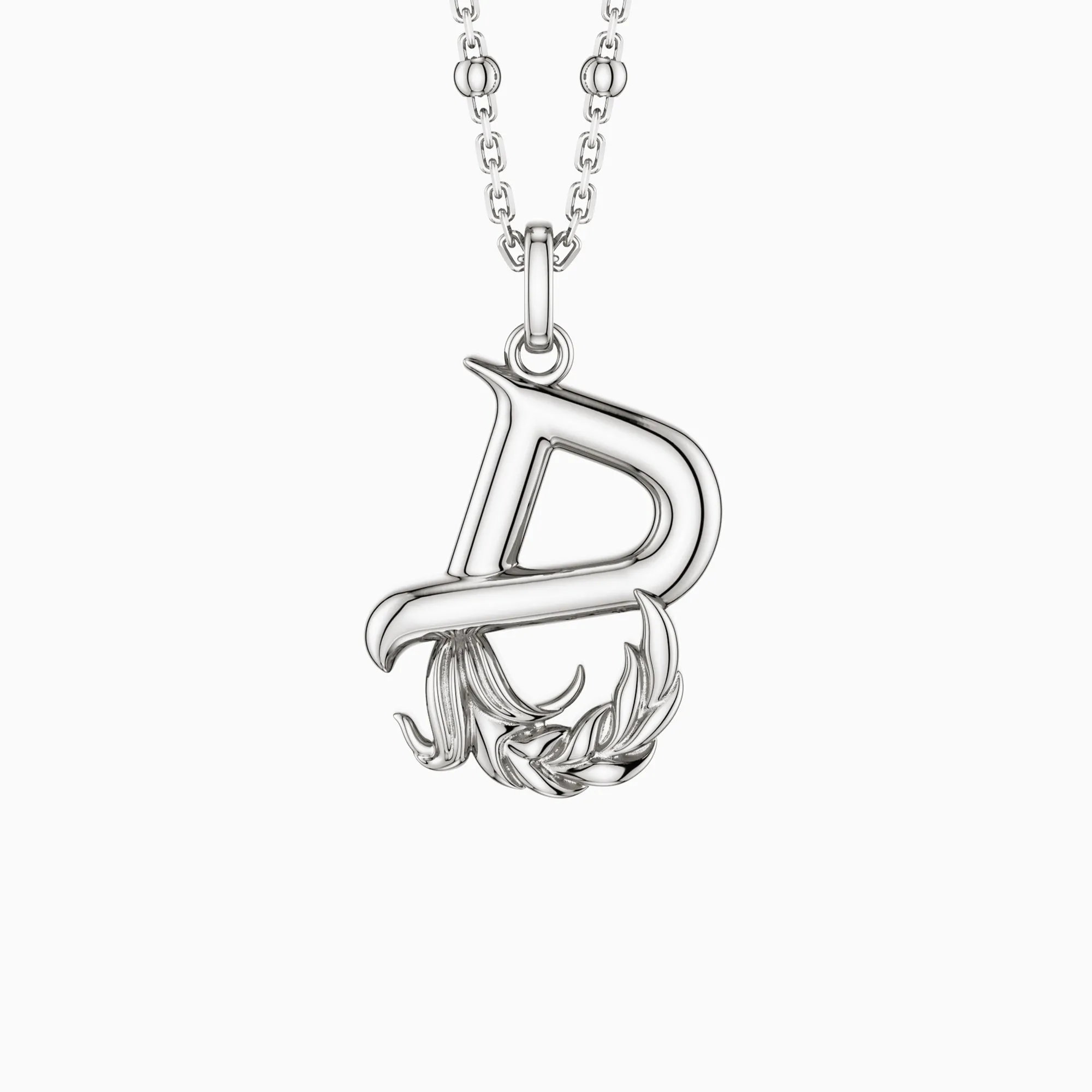 Blossom Letter A-Z Pendant Necklace sold by Vanimy Jewelry product image thumbnail 4
