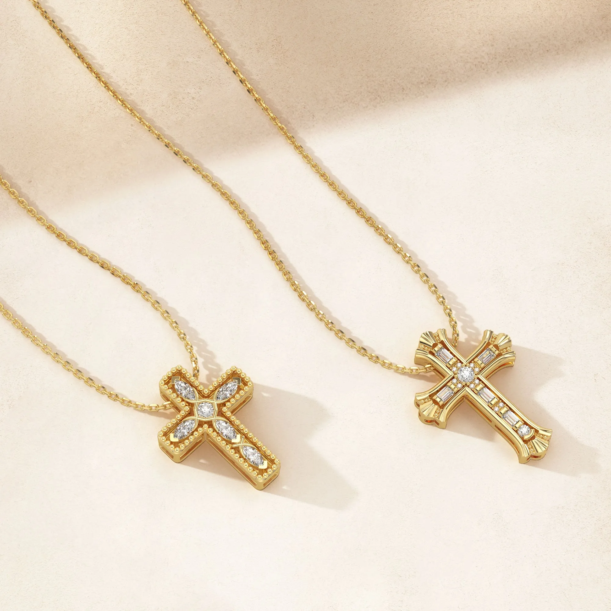 Versatile Cross Duo Set Pendant Necklace sold by Vanimy Jewelry product image thumbnail 5