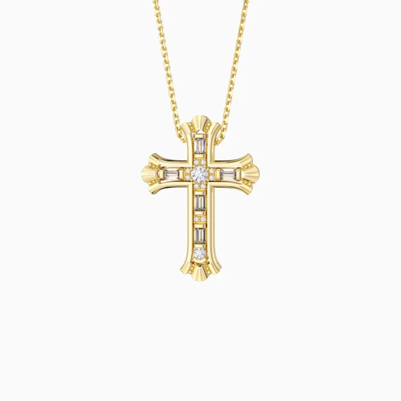 Versatile Cross Duo Set Pendant Necklace sold by Vanimy Jewelry