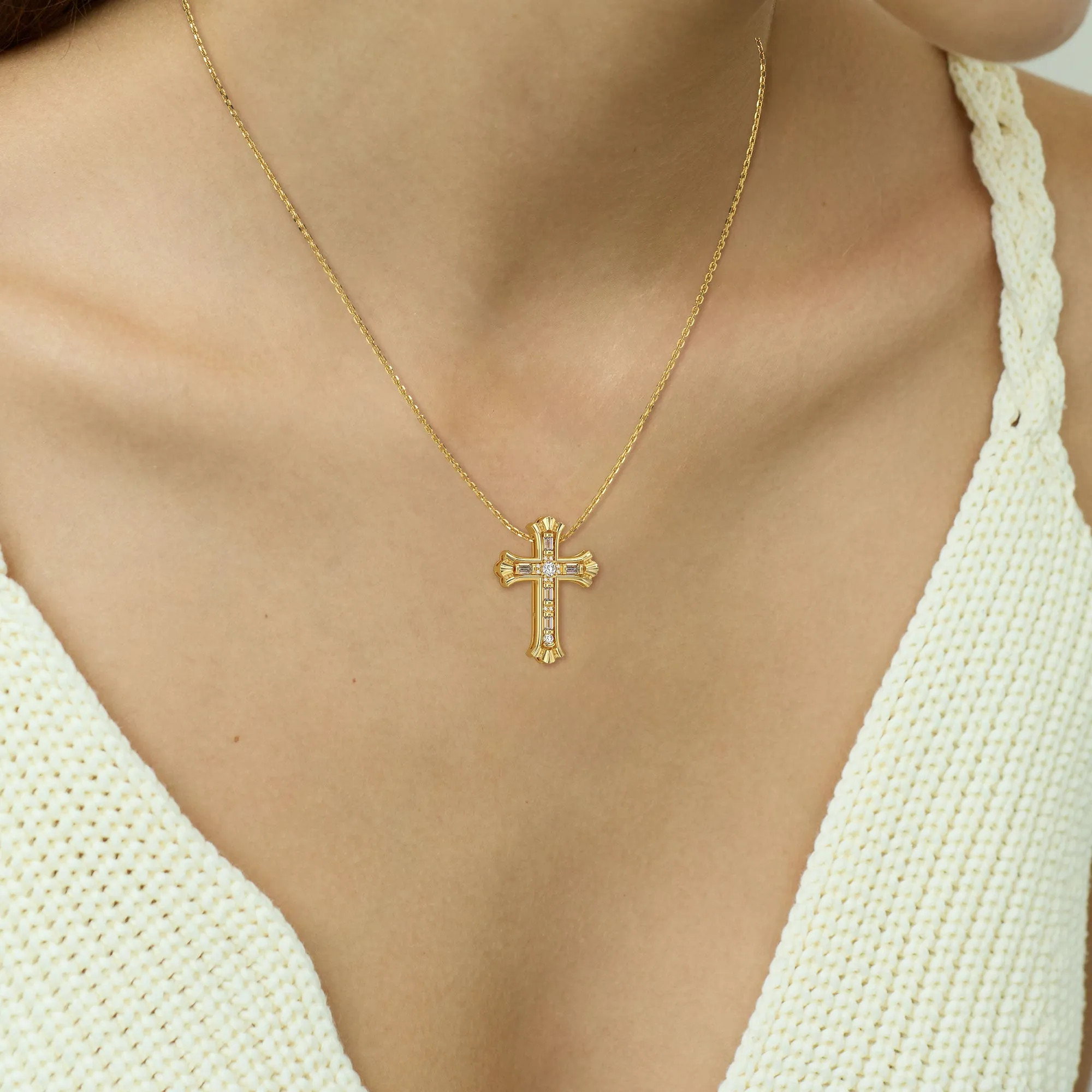 Versatile Cross Duo Set Pendant Necklace sold by Vanimy Jewelry product image thumbnail 2
