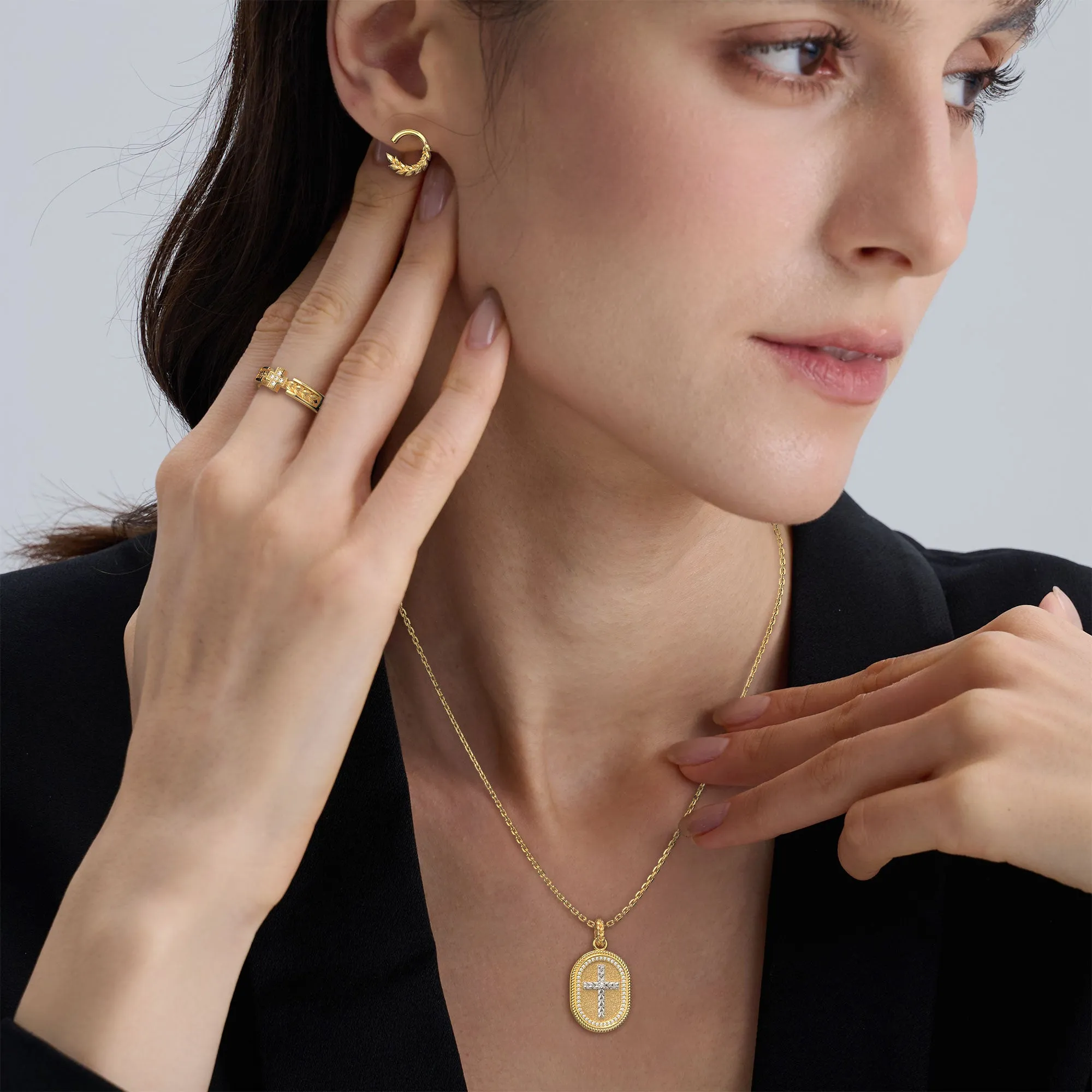 By Grace Through Faith Cross Statement Ring sold by Vanimy Jewelry product image thumbnail 3