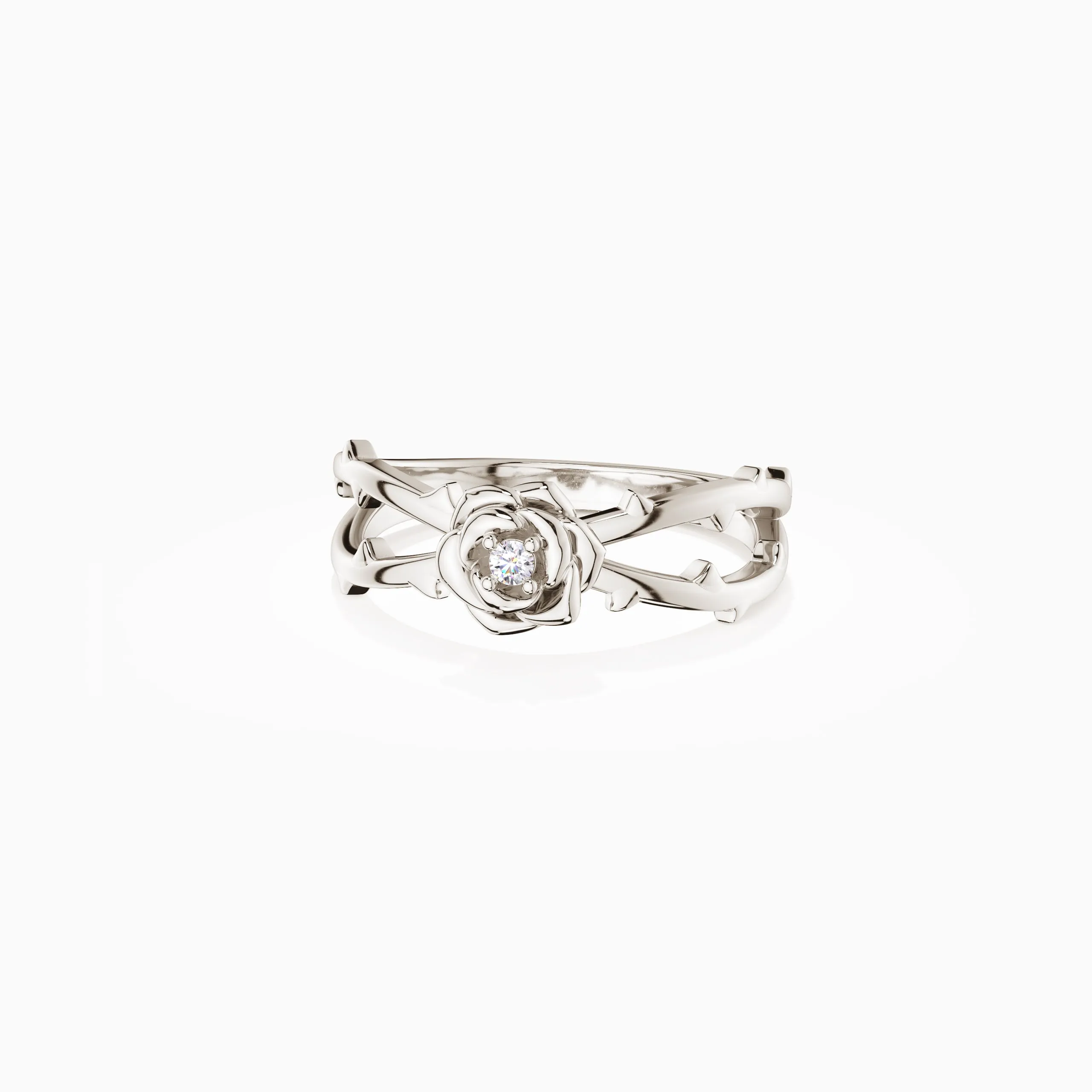 Rose Thorn Blooming Cross Ring sold by Vanimy Jewelry product image thumbnail 5