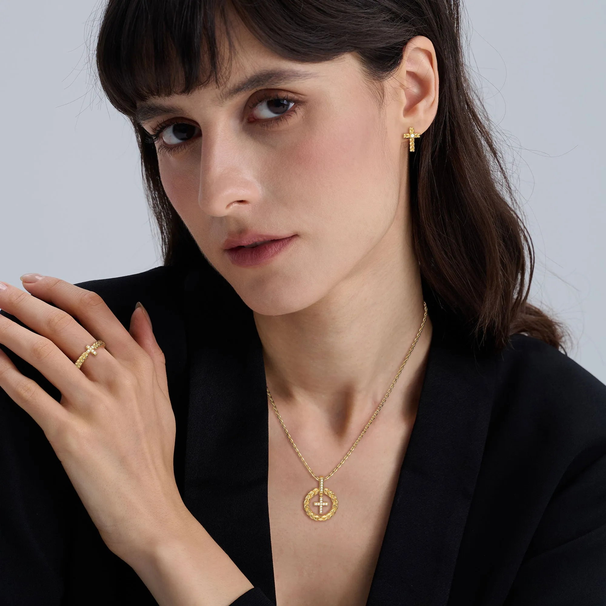 Eternal Blessings Cross Ring sold by Vanimy Jewelry product image thumbnail 3