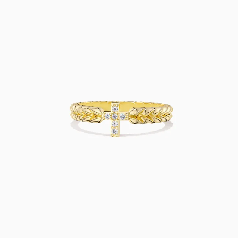 Eternal Blessings Cross Ring sold by Vanimy Jewelry