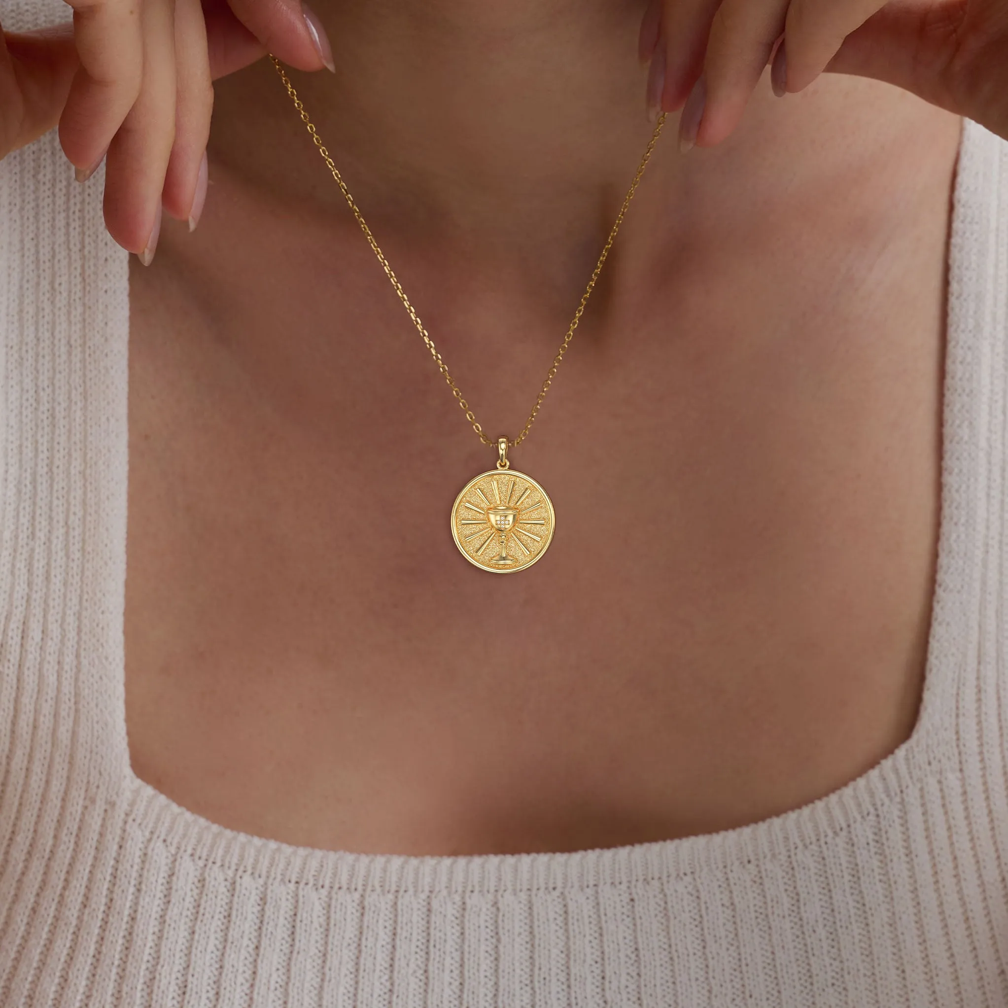 Promised Land Divine Completion Pendant Necklace sold by Vanimy Jewelry product image thumbnail 2