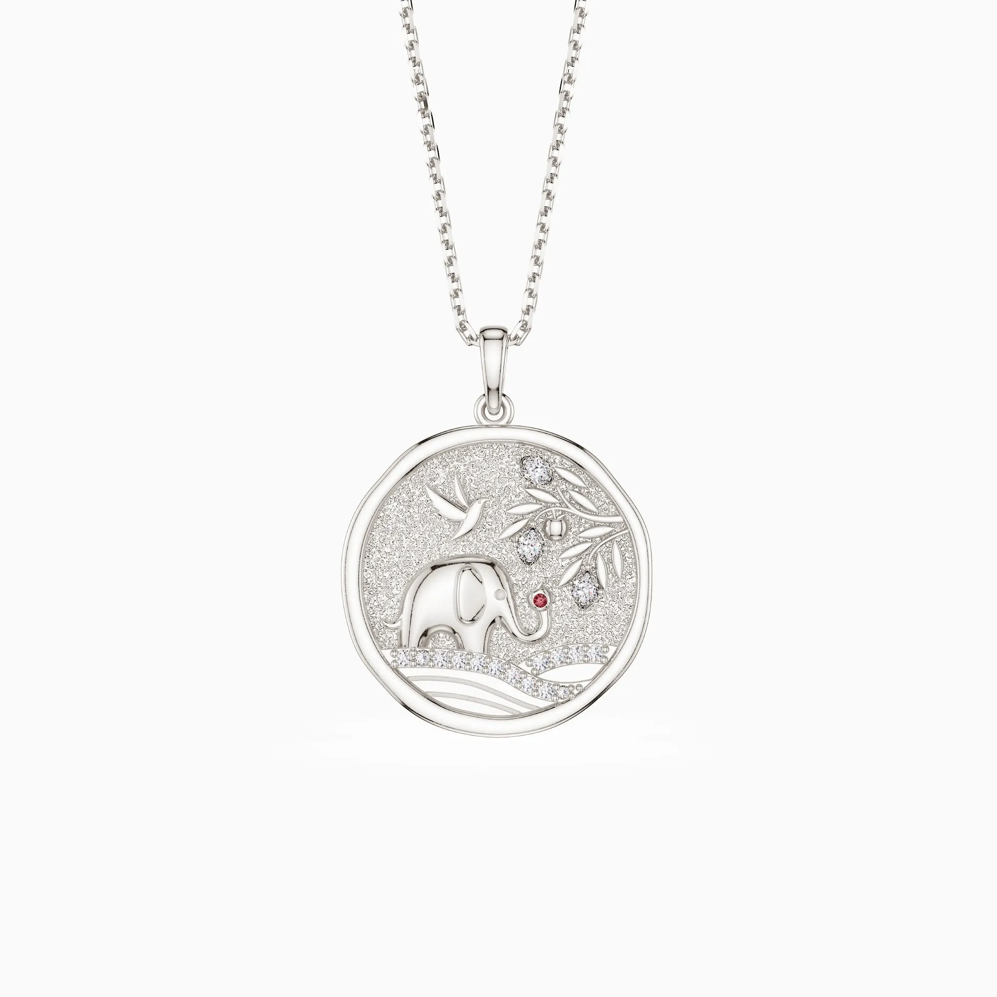 Promised Land Garden of Life Elephant Pendant Necklace sold by Vanimy Jewelry product image thumbnail 5