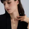 Promised Land Earth's Bloom Half Hoop Stud Earrings sold by Vanimy Jewelry
