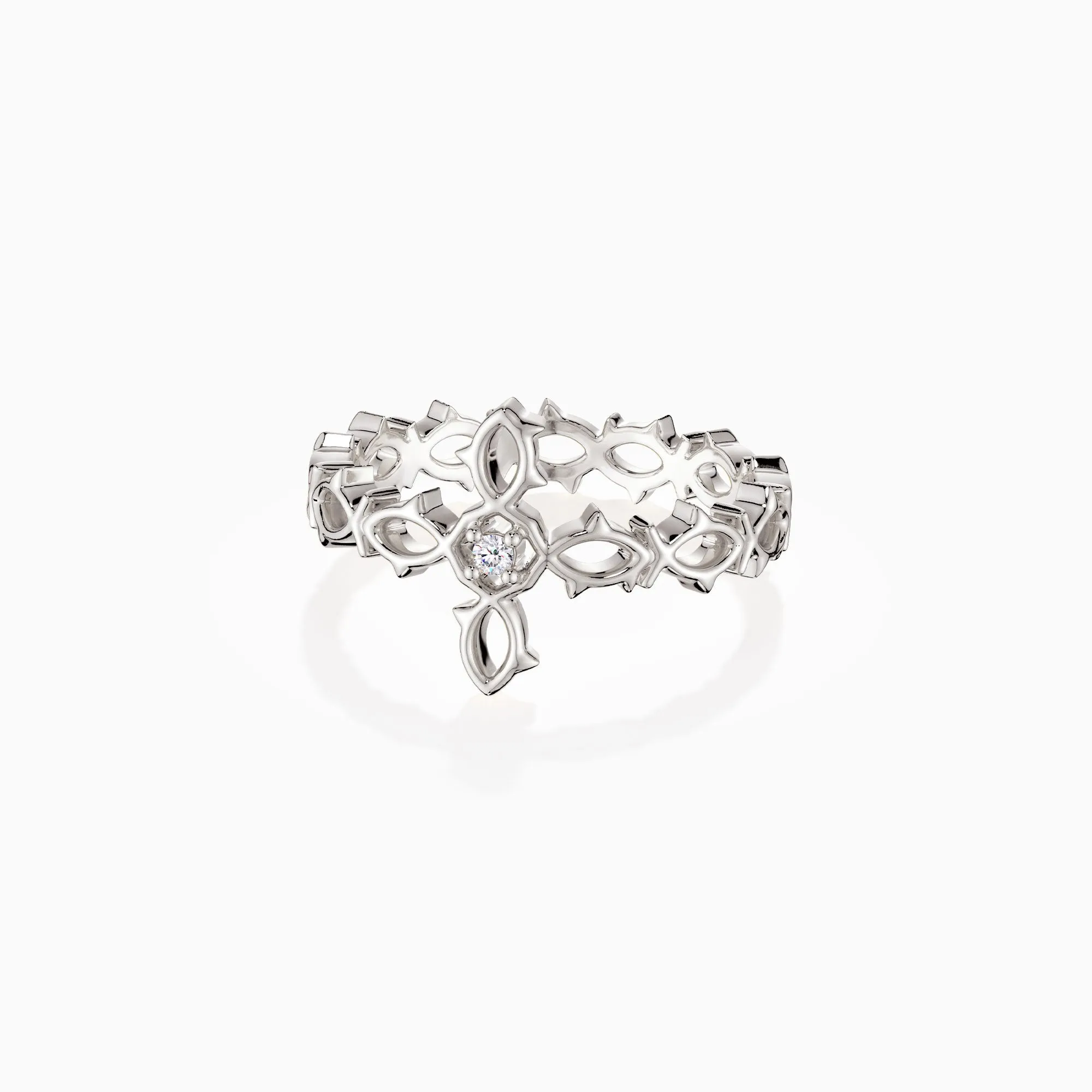 Thorned Cross Ring sold by Vanimy Jewelry product image thumbnail 5