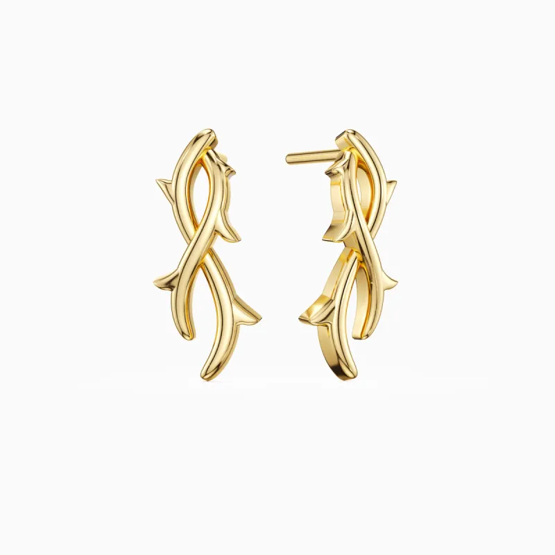 Thorns of Grace Stud Earrings sold by Vanimy Jewelry