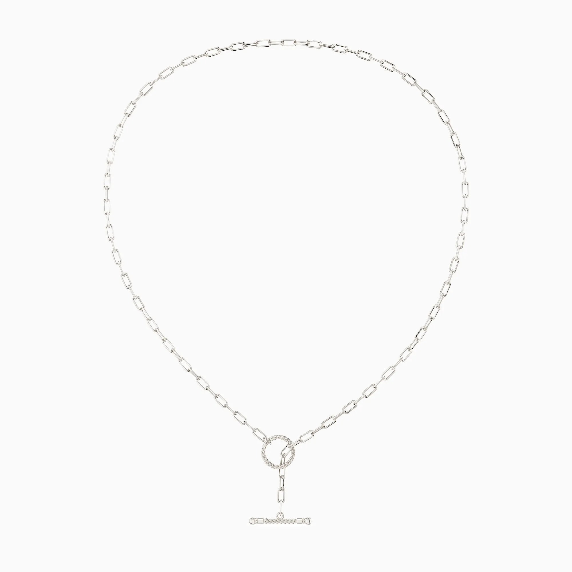 Manna Charm Builder Paperclip Chain Toggle Necklace sold by Vanimy Jewelry product image thumbnail 5