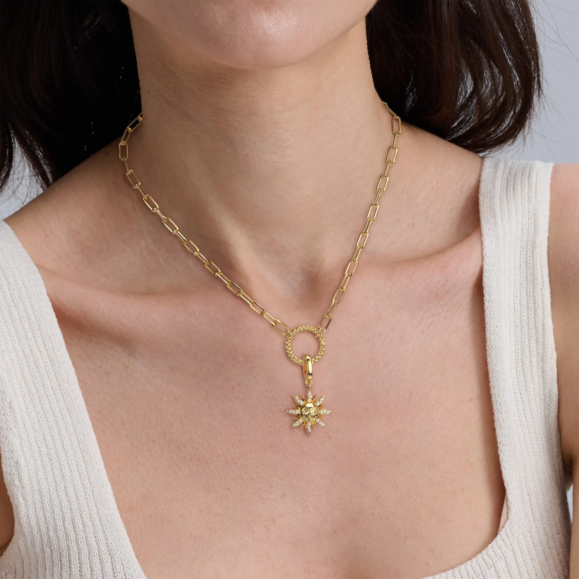 Sun Charm Pendant sold by Vanimy Jewelry product image thumbnail 3