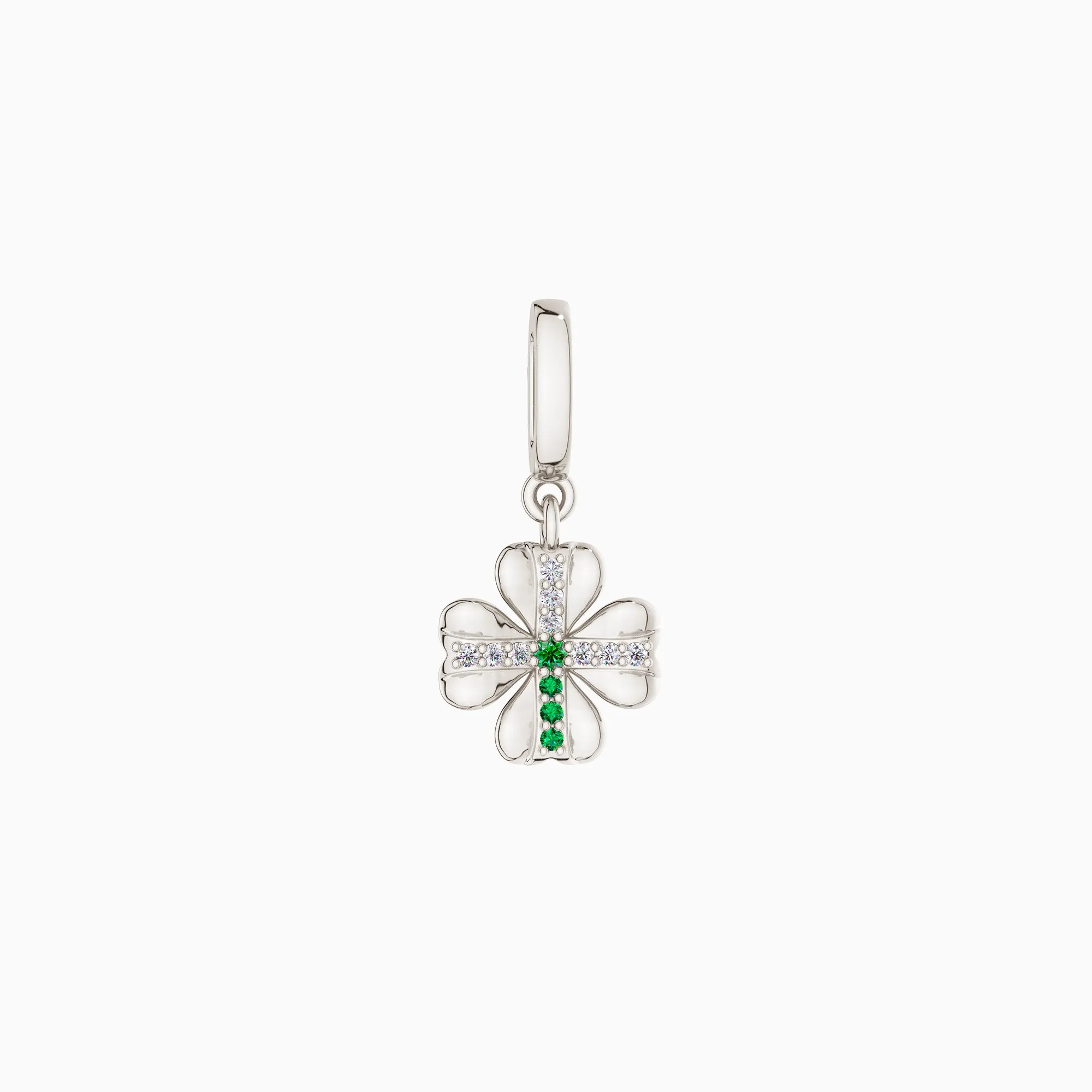 Four-Leaf Clover Charm Pendant sold by Vanimy Jewelry product image thumbnail 5