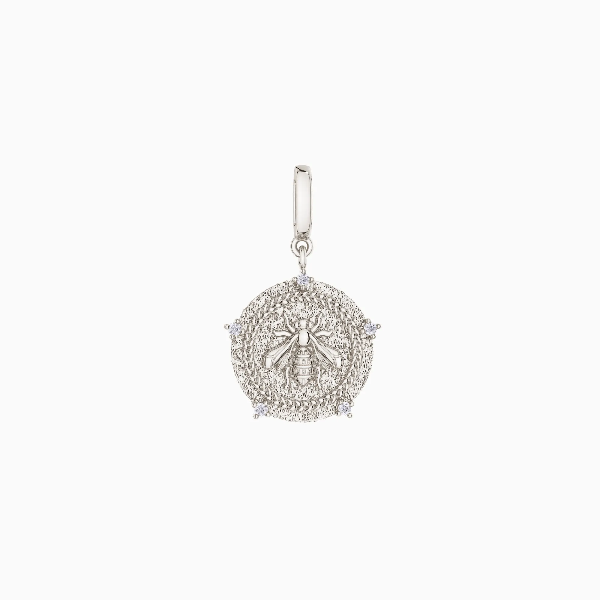 Queen Bee Charm Coin Pendant sold by Vanimy Jewelry product image thumbnail 5