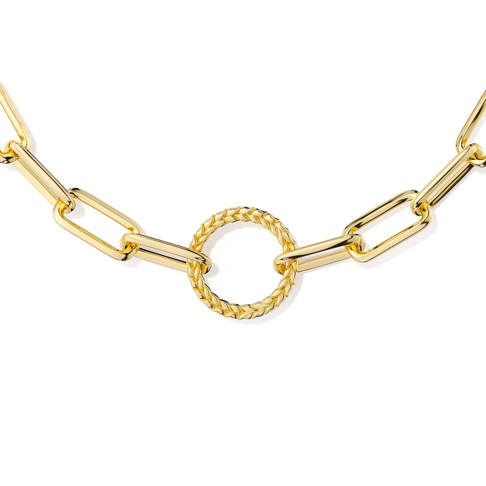 Manna Charm Builder Paperclip Chain Bracelet sold by Vanimy Jewelry product image thumbnail 2