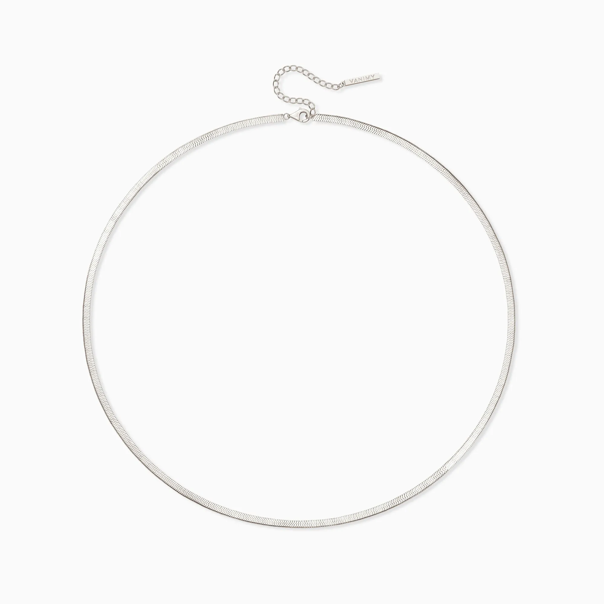 Flat Snake Chain Necklace sold by Vanimy Jewelry product image thumbnail 5