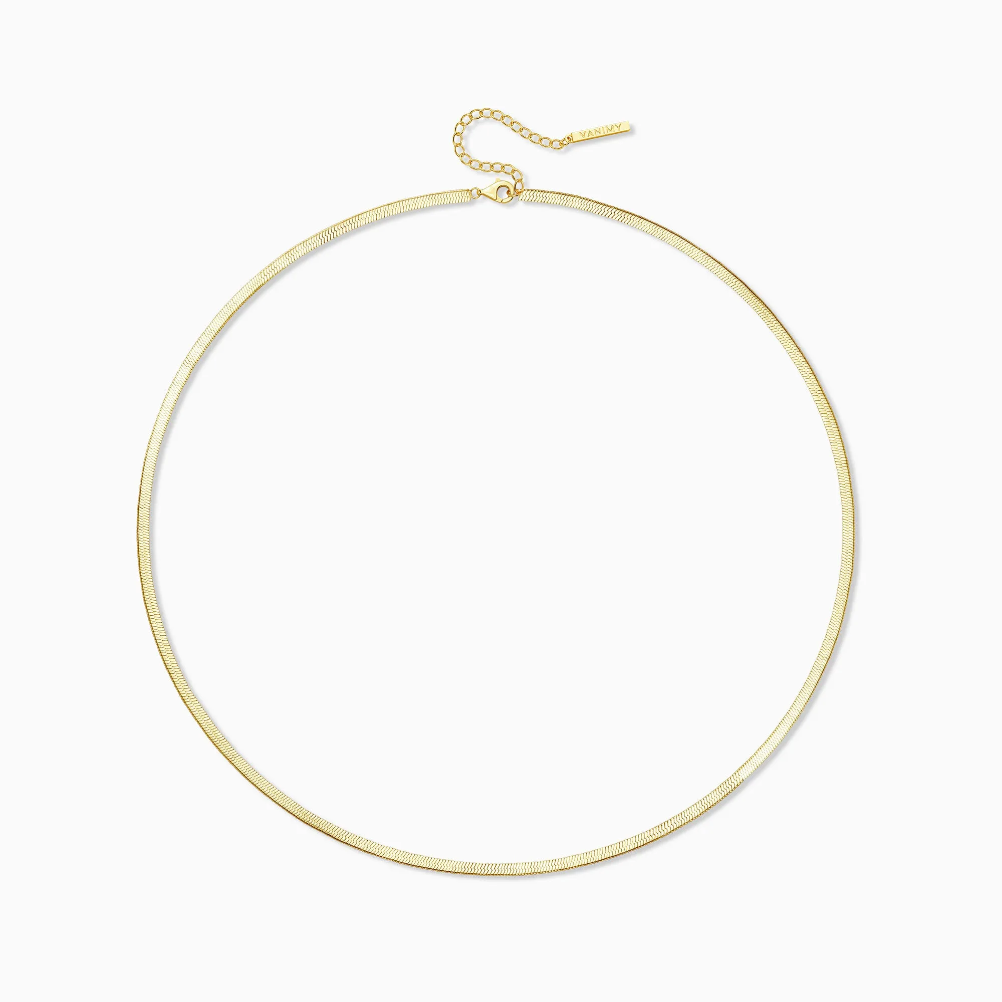 Flat Snake Chain Necklace sold by Vanimy Jewelry