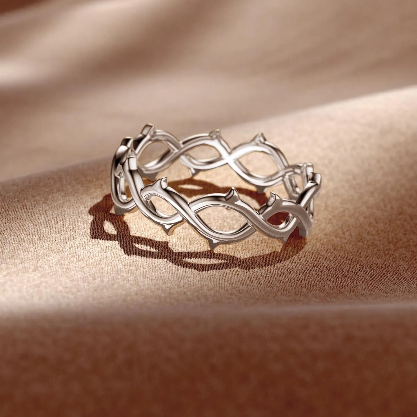 Crown of Thorns Ring sold by Vanimy Jewelry product image thumbnail 2