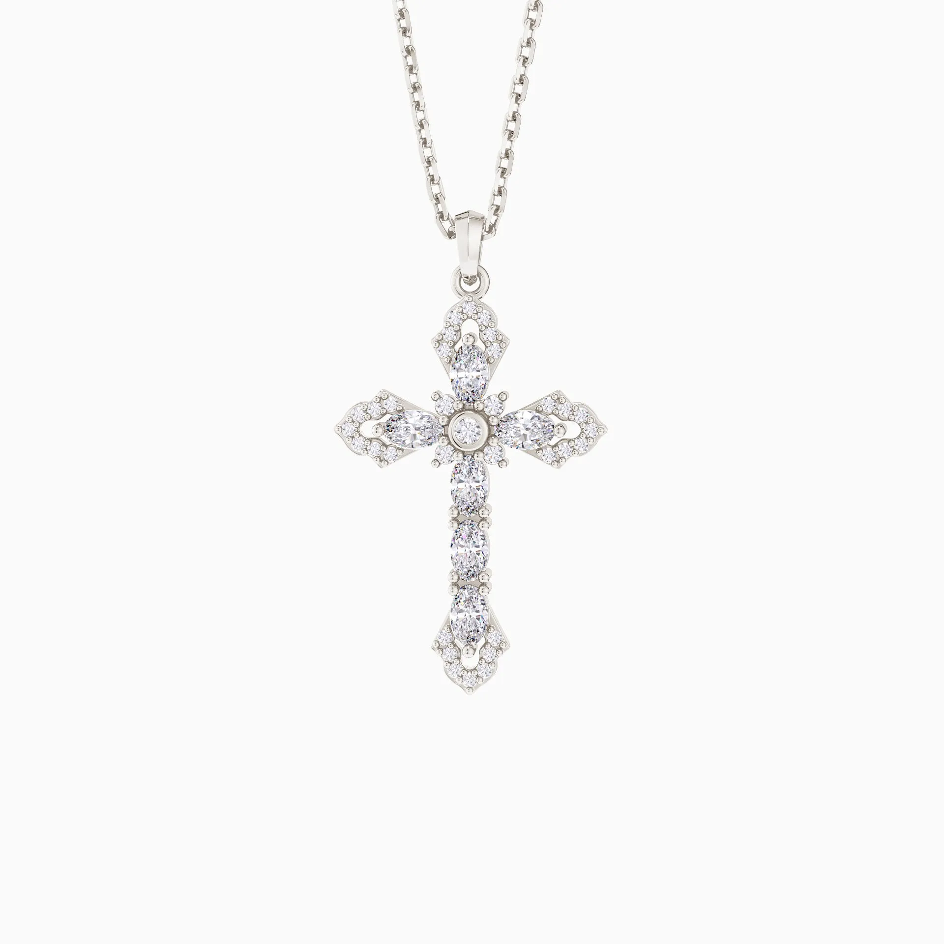 Helena Cross Pendant Necklace sold by Vanimy Jewelry product image thumbnail 5