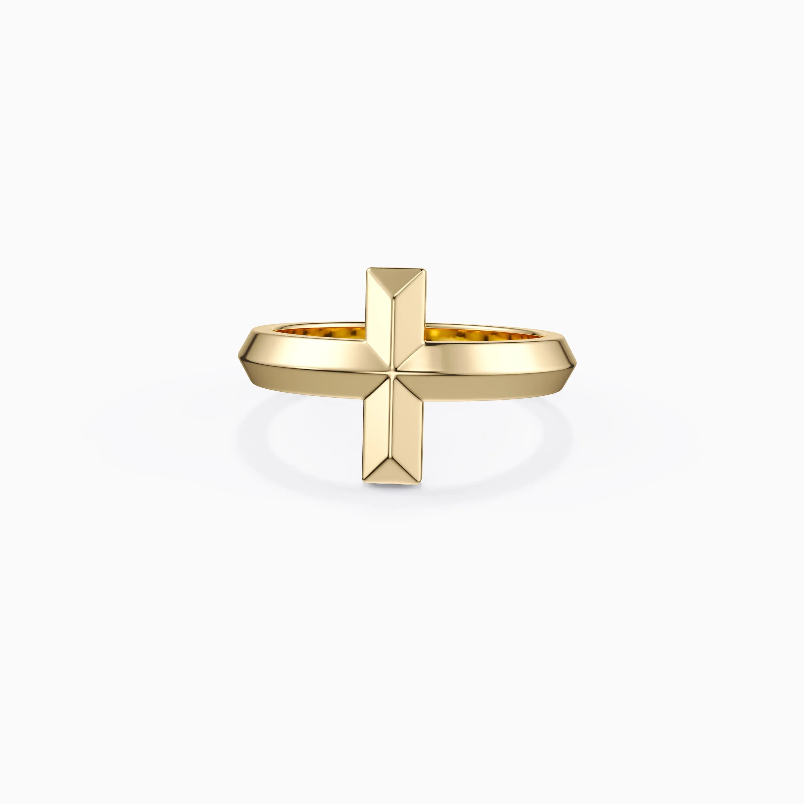 Three-Dimensional Cross Ring sold by Vanimy Jewelry