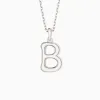 Bubble Initial Letter B Pendant Necklace sold by Vanimy Jewelry