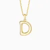 Bubble Initial Letter A-Z Pendant Necklace sold by Vanimy Jewelry