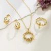 Crown of Thorns Lily Pendant Necklace sold by Vanimy Jewelry