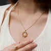 Crown of Thorns Lily Pendant Necklace sold by Vanimy Jewelry