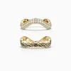 Personalized Crown of Thorns Pavé Wavy Enamel Statement Ring sold by Vanimy Jewelry
