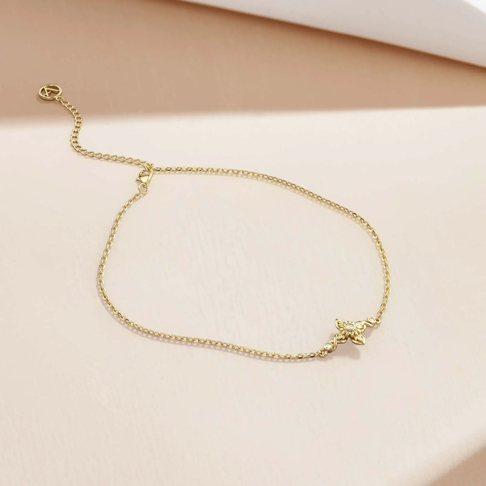 Floral Cross November Sunflower Bracelet sold by Vanimy Jewelry product image thumbnail 3