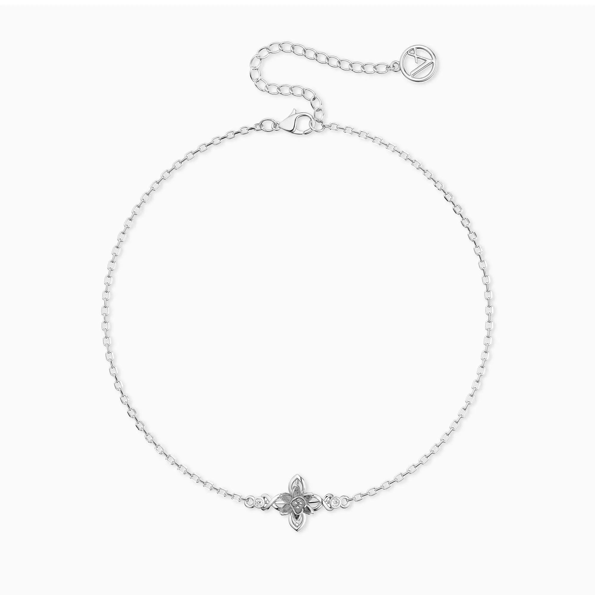 Floral Cross Tulip Bracelet sold by Vanimy Jewelry product image thumbnail 3