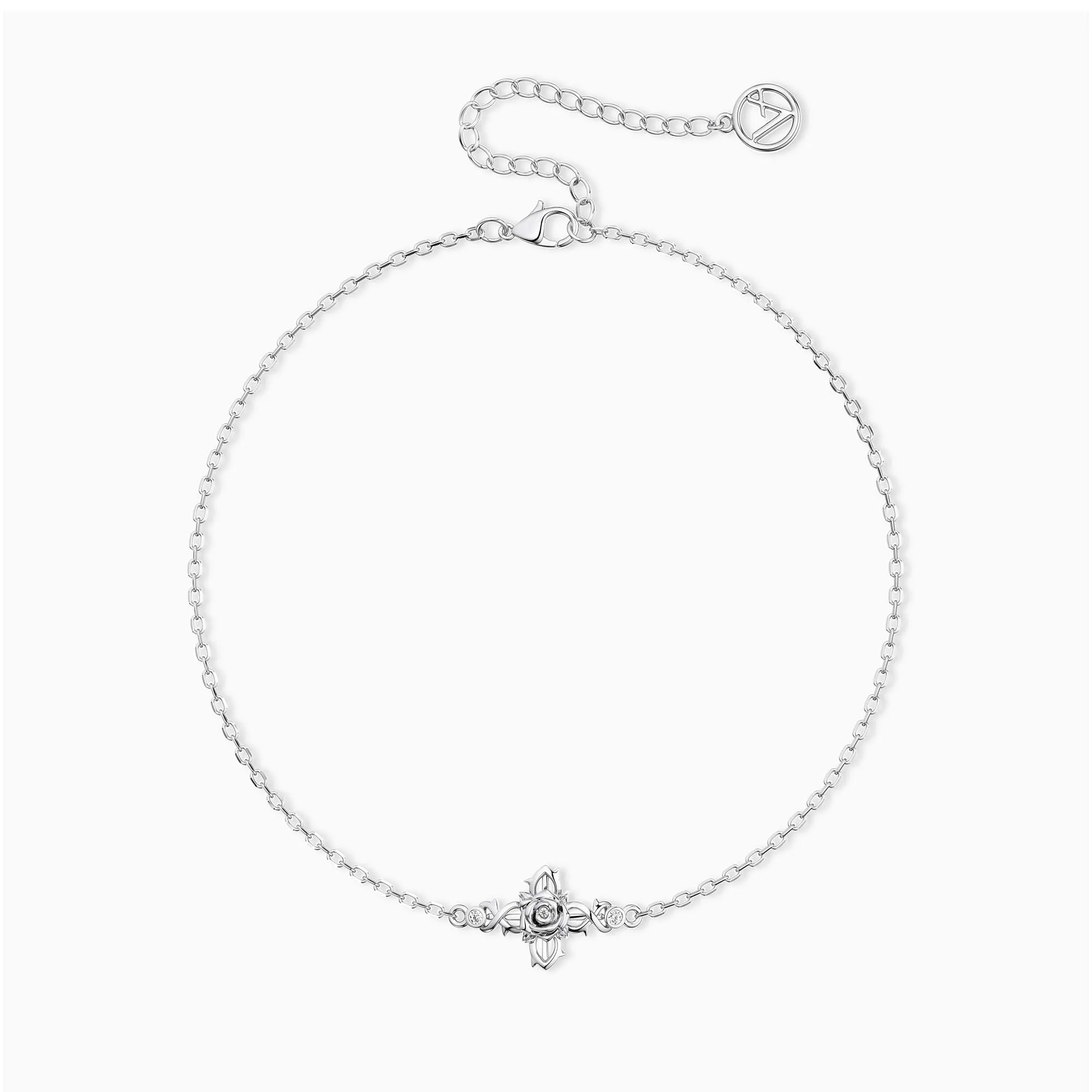 Floral Cross June Rose Bracelet sold by Vanimy Jewelry product image thumbnail 5