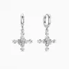 Floral Cross March Daffodils Hoop Earrings sold by Vanimy Jewelry