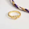 Personalized Braided Trinity Heart Ring sold by Vanimy Jewelry