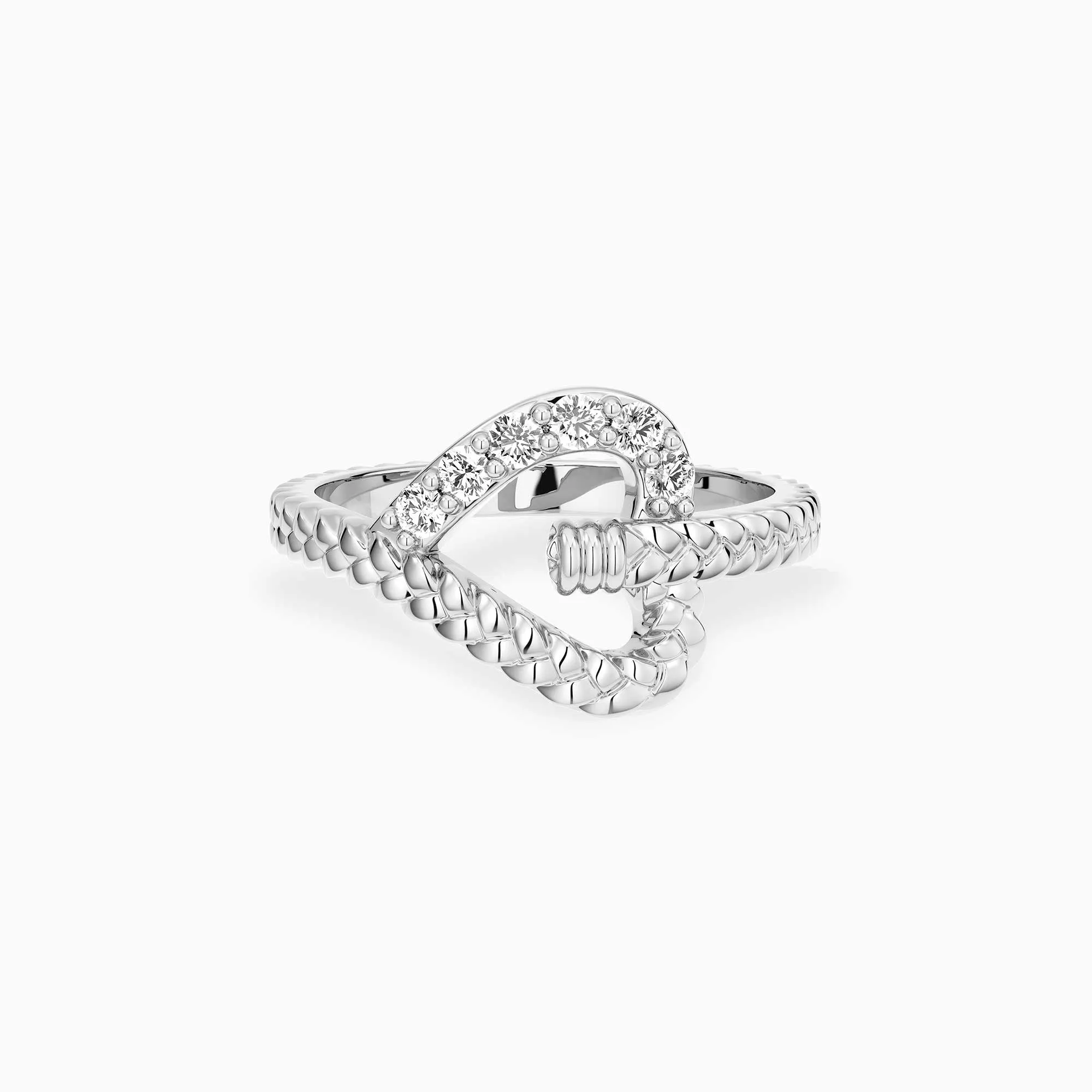 Personalized Braided Love Knot Ring sold by Vanimy Jewelry
