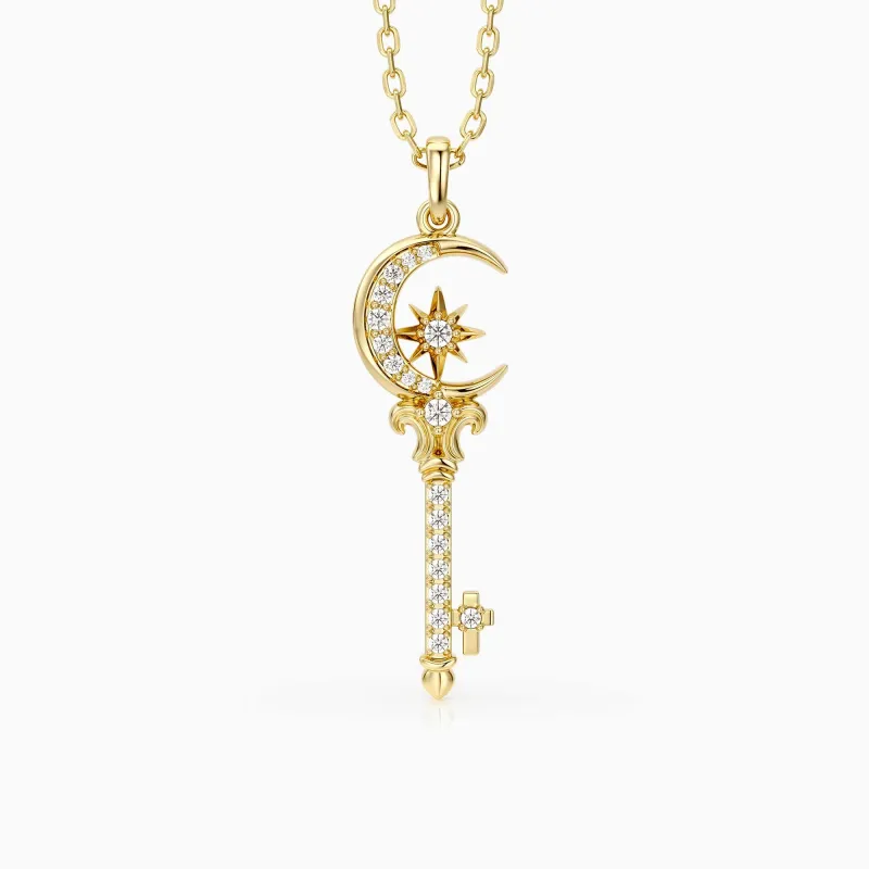 Manifestation Key to Wisdom Necklace sold by Vanimy Jewelry
