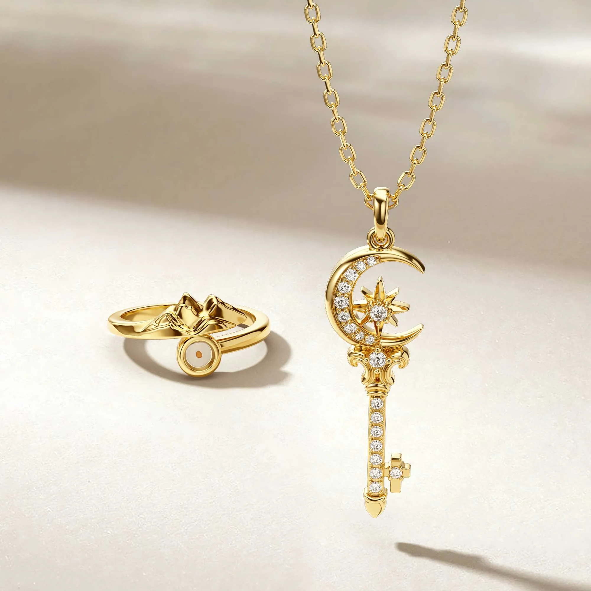 Manifestation Key to Wisdom Necklace sold by Vanimy Jewelry product image thumbnail 3