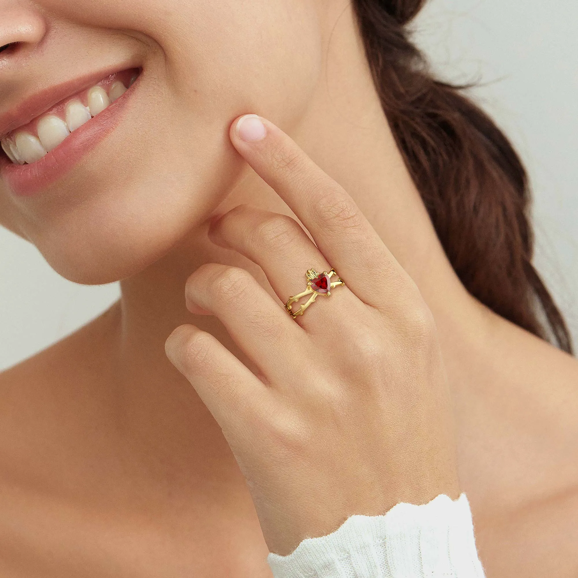 Sacred Heart Ring sold by Vanimy Jewelry product image thumbnail 2