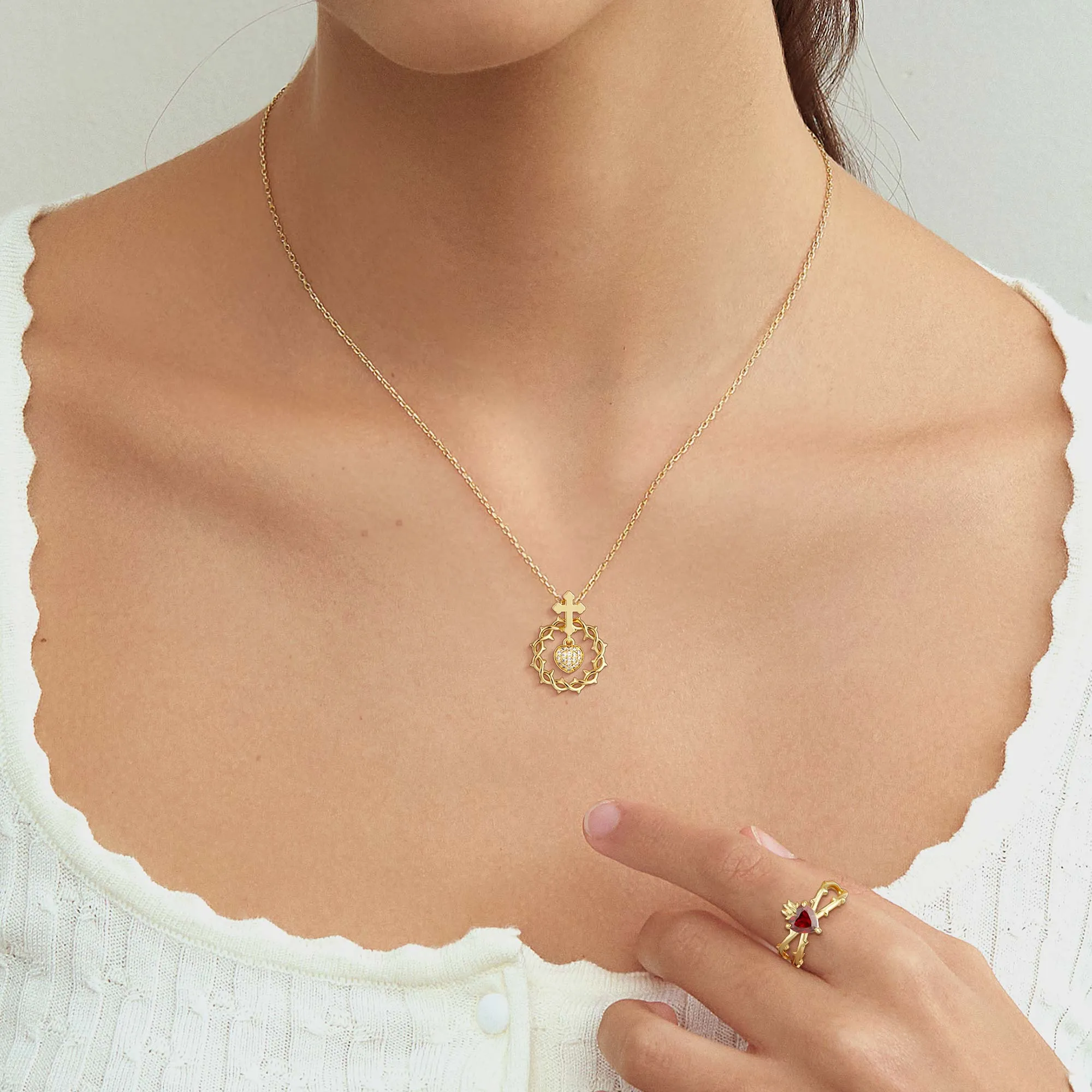 Sacred Heart Ring sold by Vanimy Jewelry product image thumbnail 4