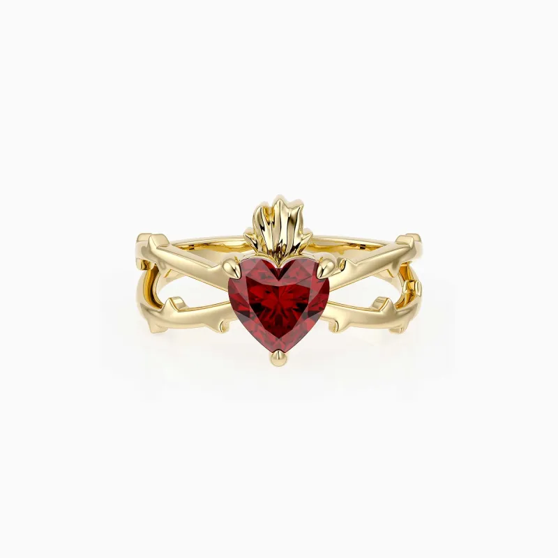 Sacred Heart Ring sold by Vanimy Jewelry