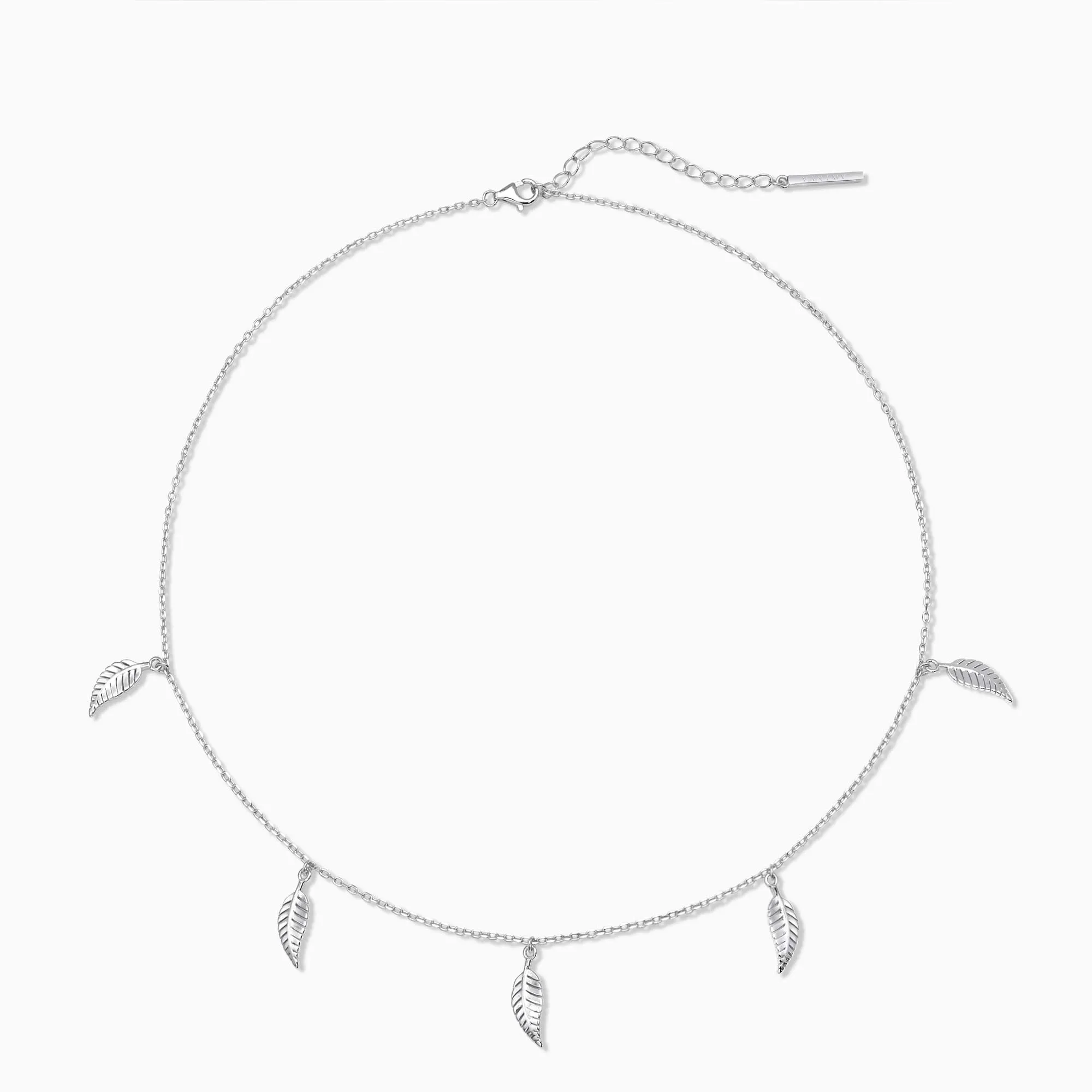 Palm Leaf Station Necklace sold by Vanimy Jewelry product image thumbnail 5