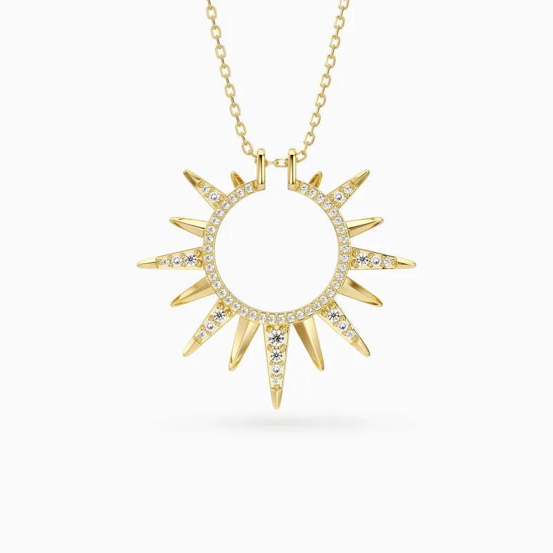 Sunburst Necklace sold by Vanimy Jewelry