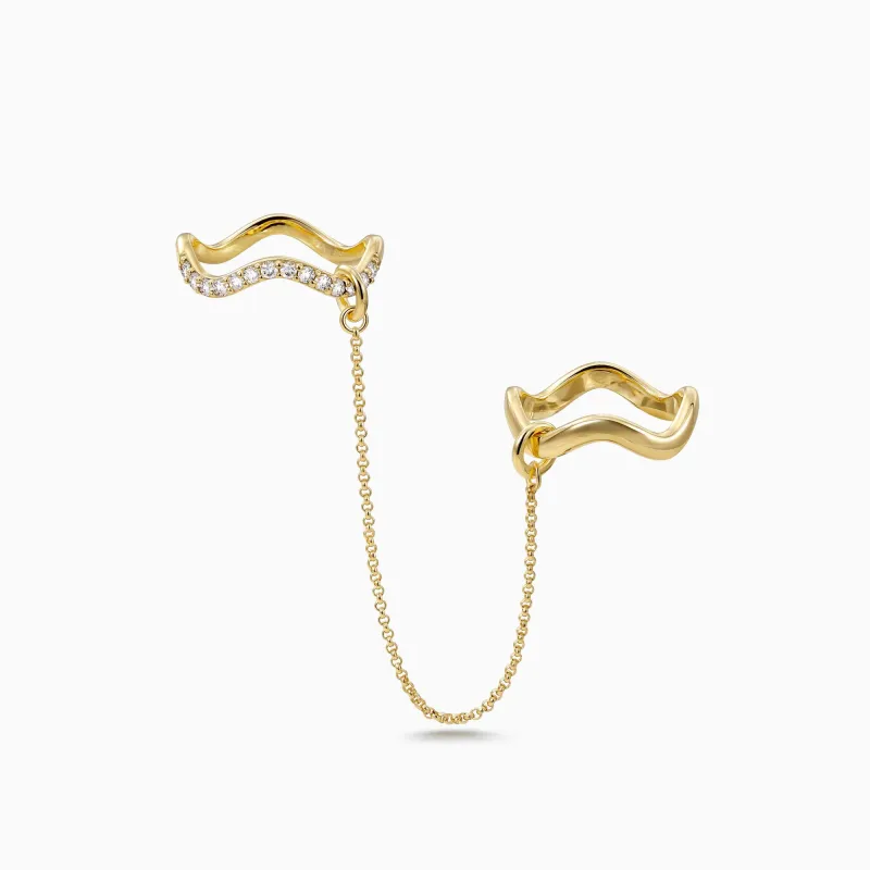 Highs and Lows Chain Rings sold by Vanimy Jewelry