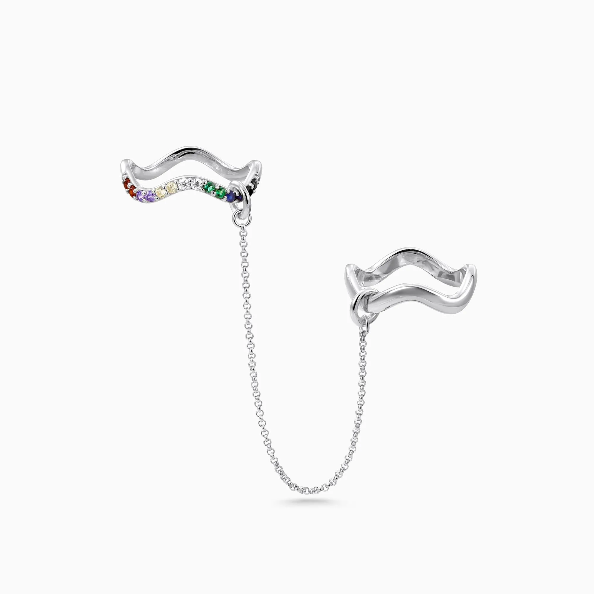 Highs and Lows Chain Rings sold by Vanimy Jewelry