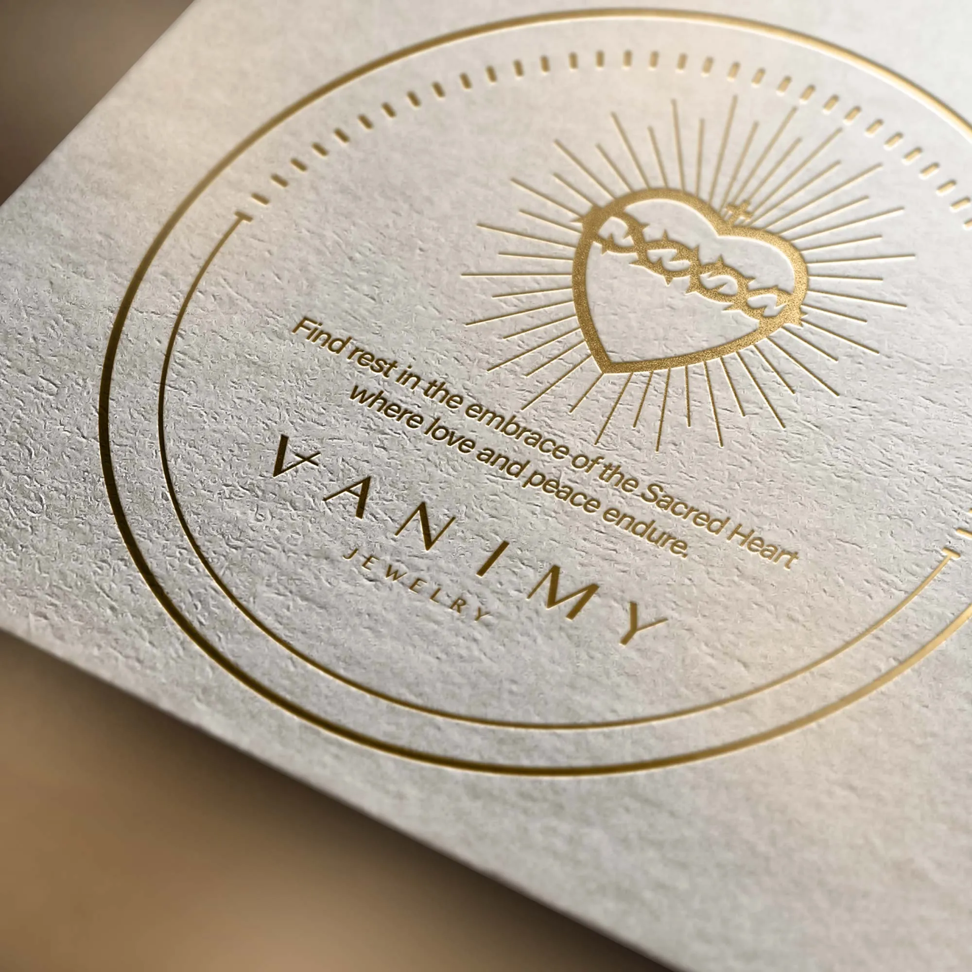 The Sacred Heart Pendant Necklace sold by Vanimy Jewelry product image thumbnail 3