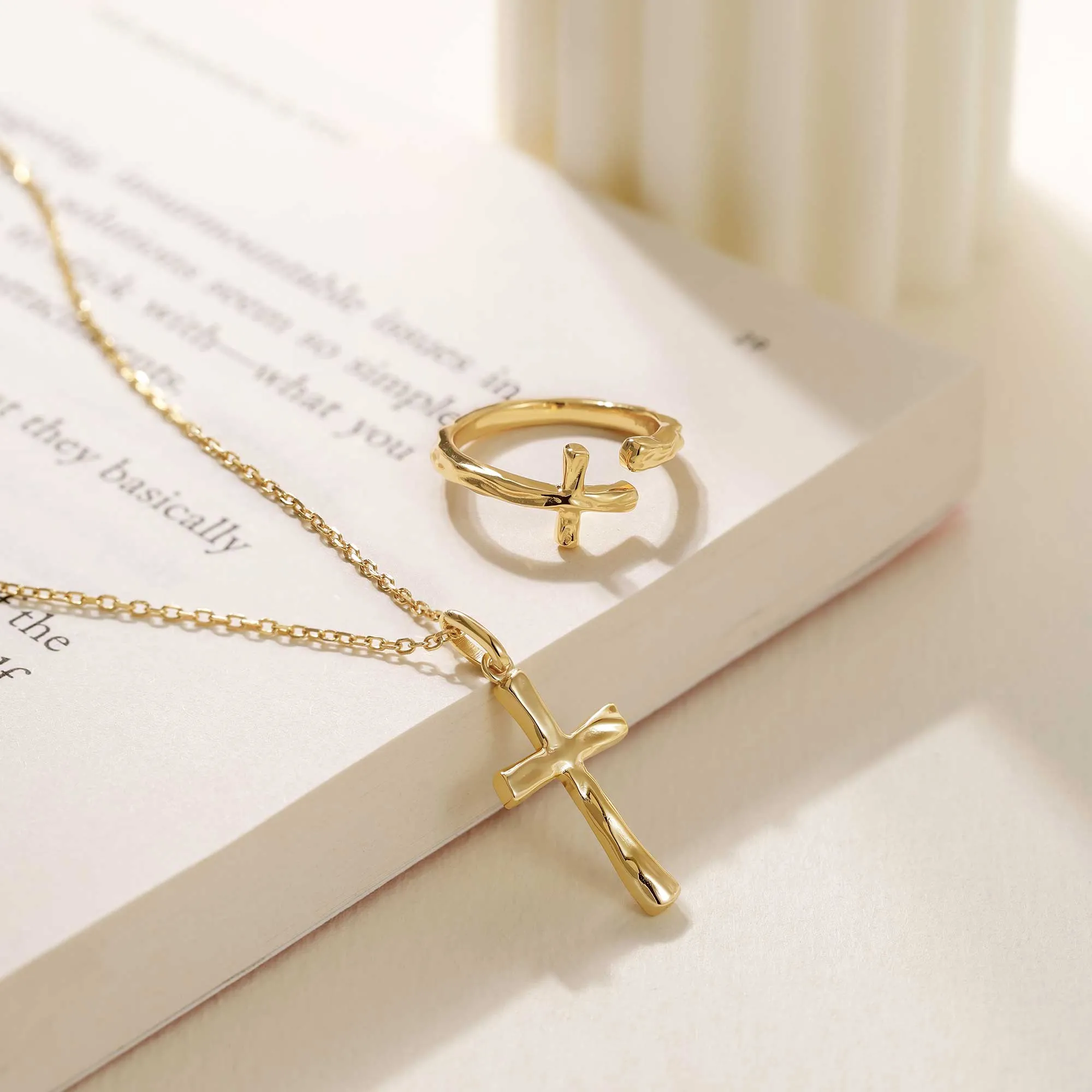 Liquid Cross Necklace sold by Vanimy Jewelry product image thumbnail 4