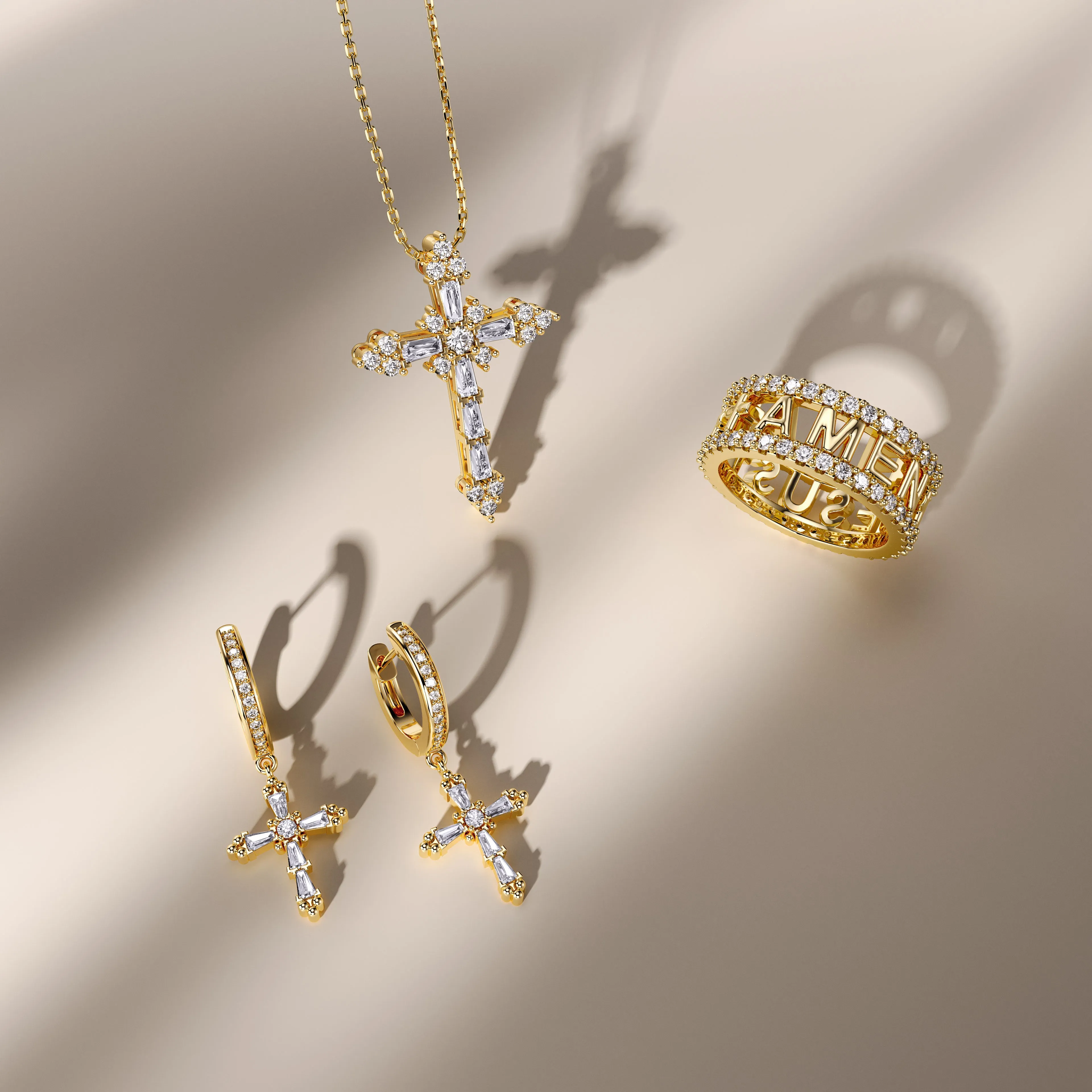 Trinity Cross Ring sold by Vanimy Jewelry product image thumbnail 5