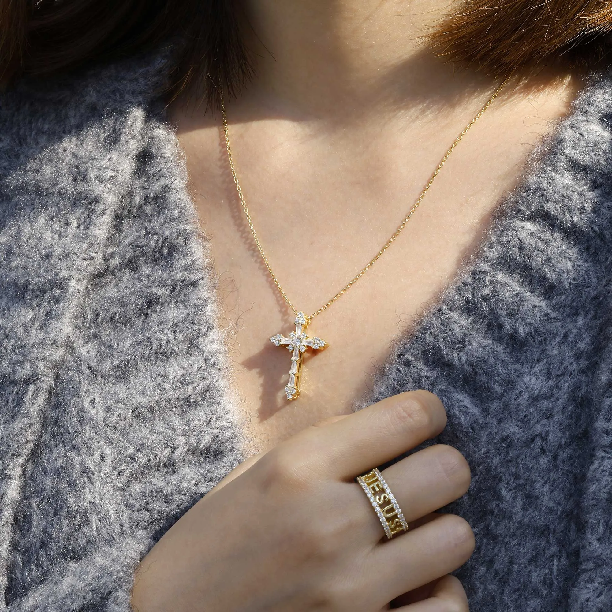 Trinity Cross Ring sold by Vanimy Jewelry product image thumbnail 4