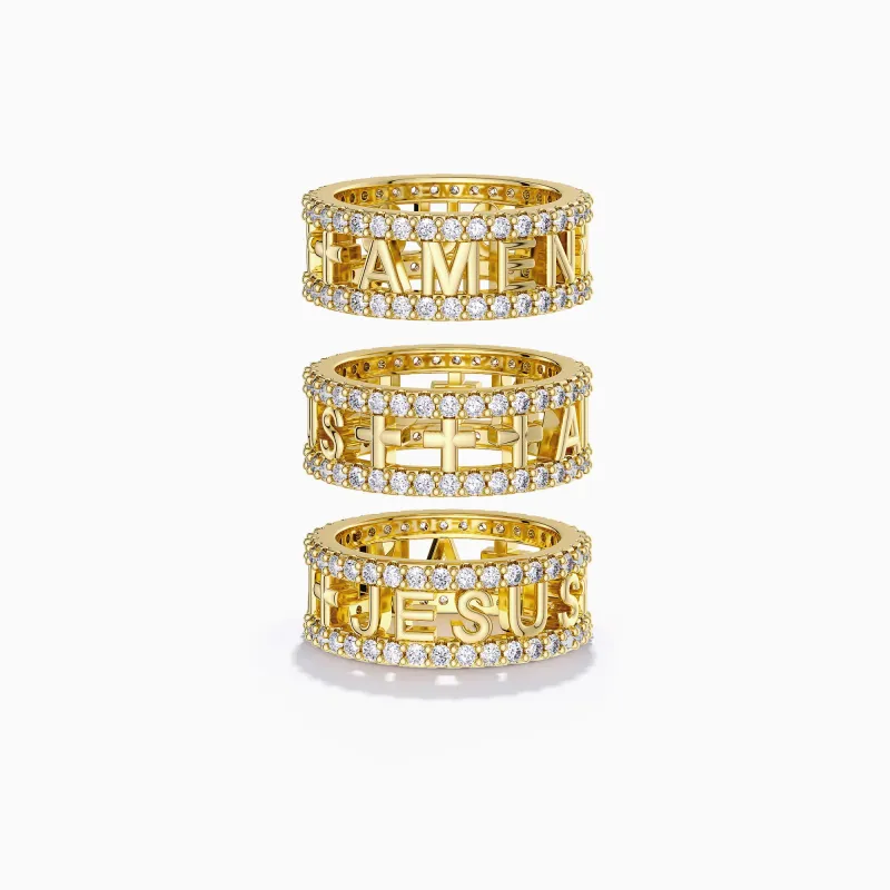 Trinity Cross Ring sold by Vanimy Jewelry