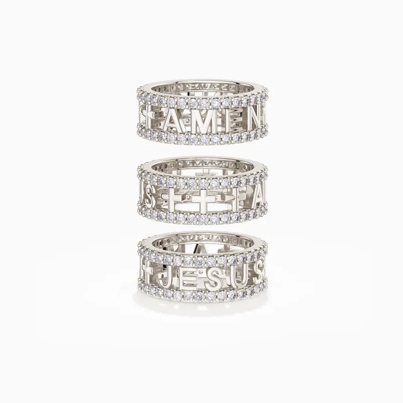 Trinity Cross Ring sold by Vanimy Jewelry